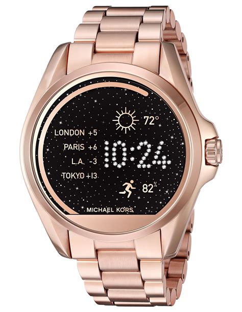 montre connectée michael kors femme rose gold|michael kors original watch.